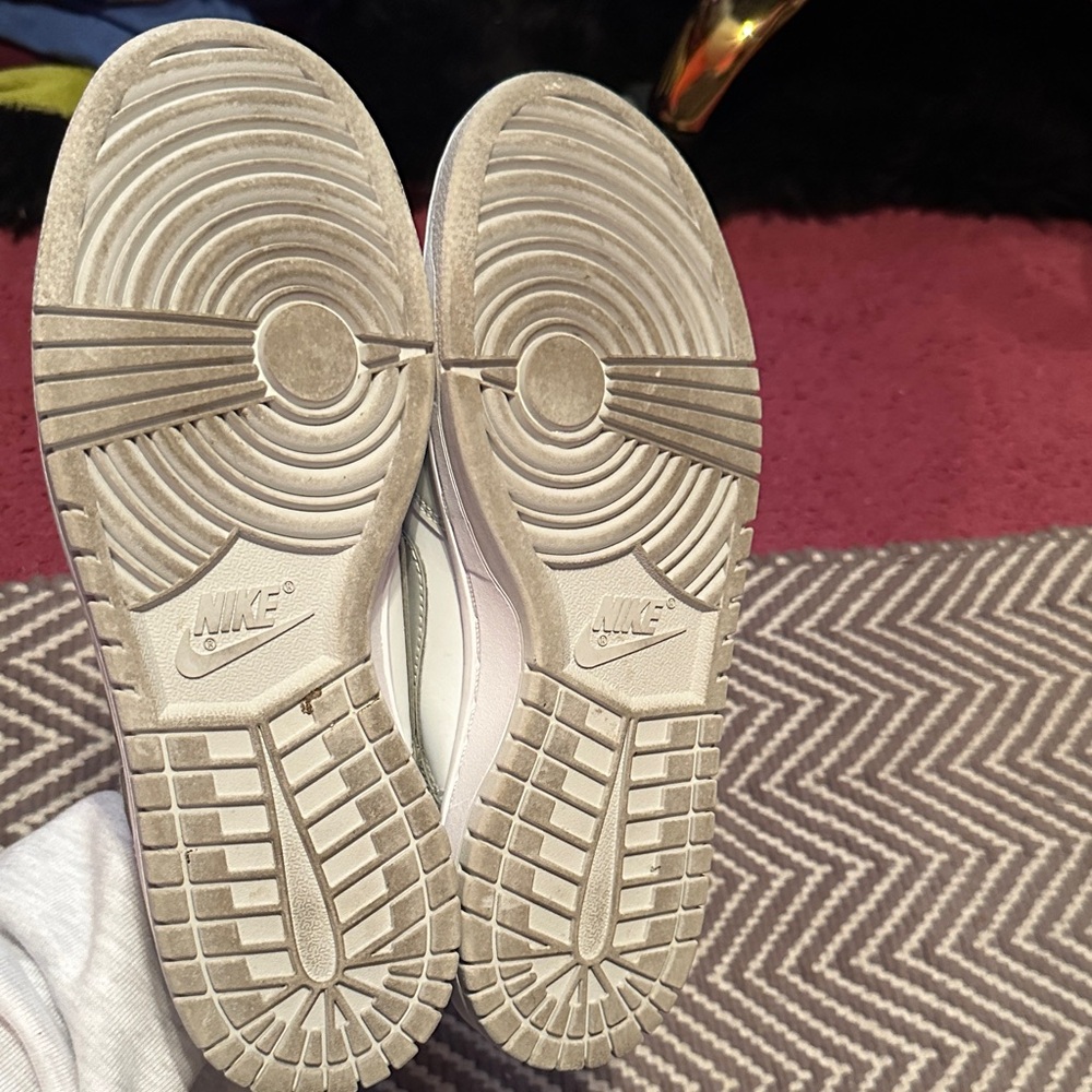Nike Light Grey and White Dunk Low Sneakers (Women’s) - Picture 8 of 8